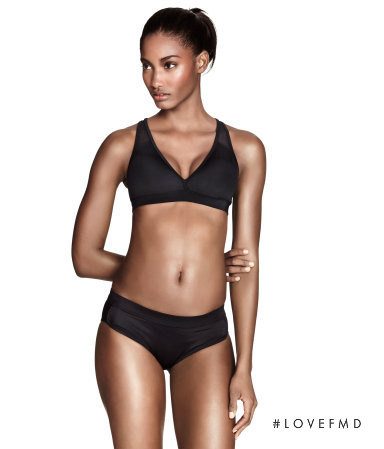 Melodie Monrose featured in  the H&M Swimwear catalogue for Summer 2014