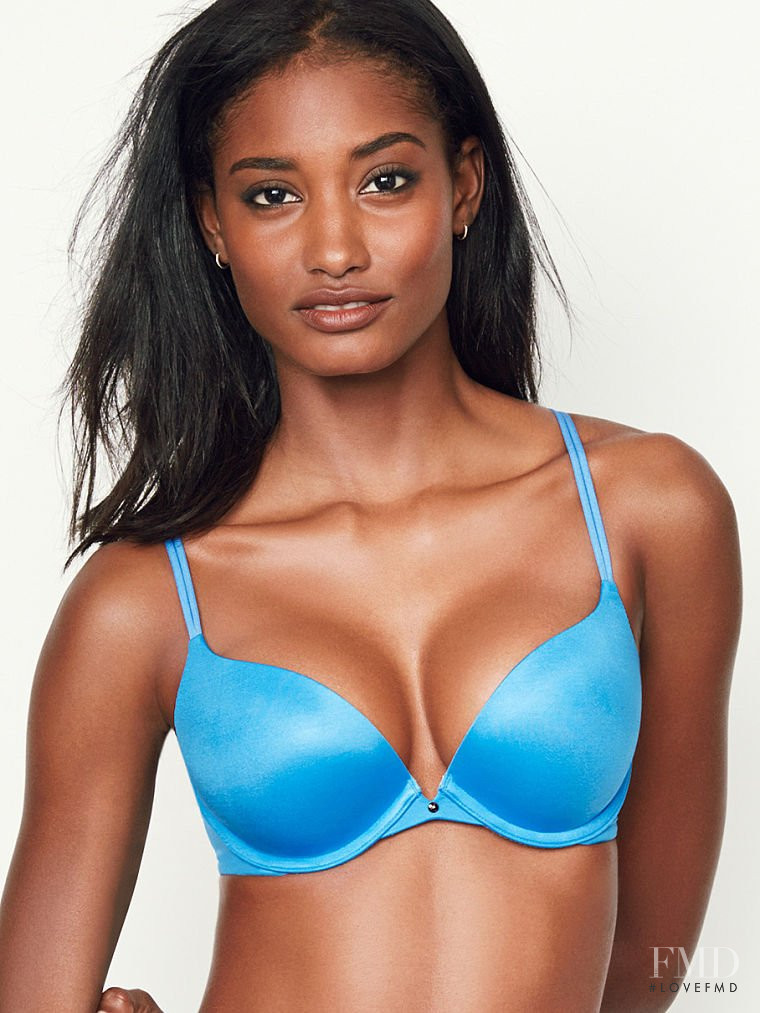 Melodie Monrose featured in  the Victoria\'s Secret Lingerie catalogue for Autumn/Winter 2015