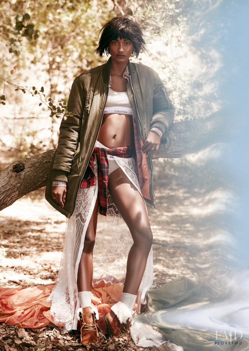 Melodie Monrose featured in  the Nasty Gal Turn on, Tune in, Drop out lookbook for Autumn/Winter 2015