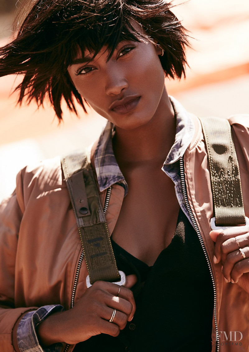 Melodie Monrose featured in  the Nasty Gal Turn on, Tune in, Drop out lookbook for Autumn/Winter 2015