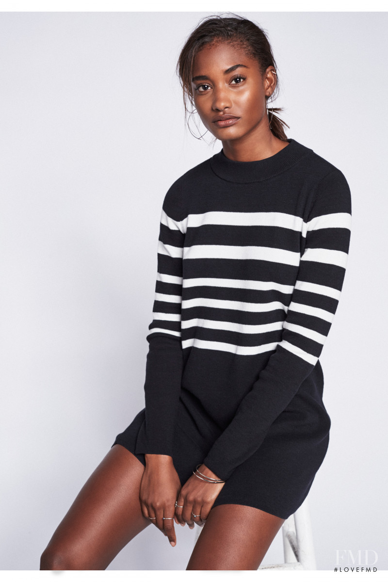 Melodie Monrose featured in  the Free People catalogue for Pre-Fall 2016