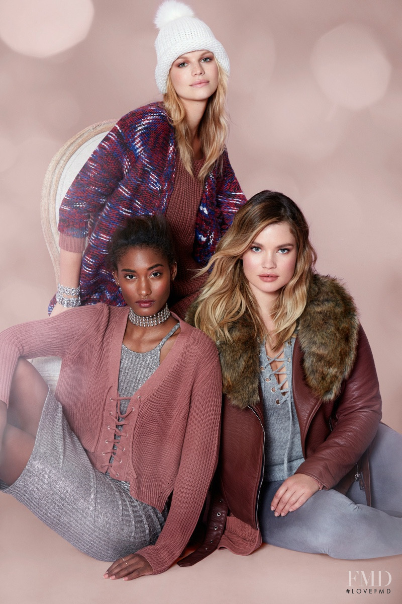 Melodie Monrose featured in  the Forever 21 advertisement for Holiday 2016