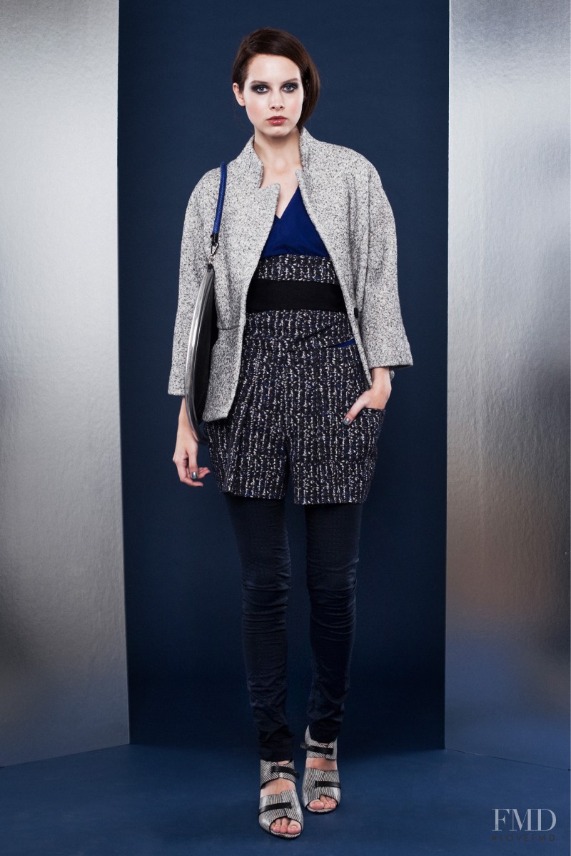 Ulla Reiss featured in  the Zero + Maria Cornejo fashion show for Pre-Fall 2013