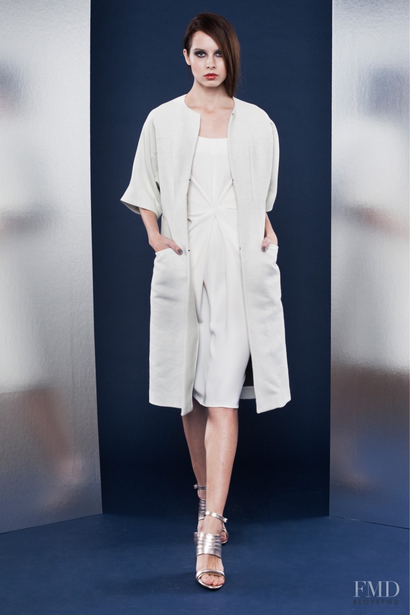 Ulla Reiss featured in  the Zero + Maria Cornejo fashion show for Pre-Fall 2013