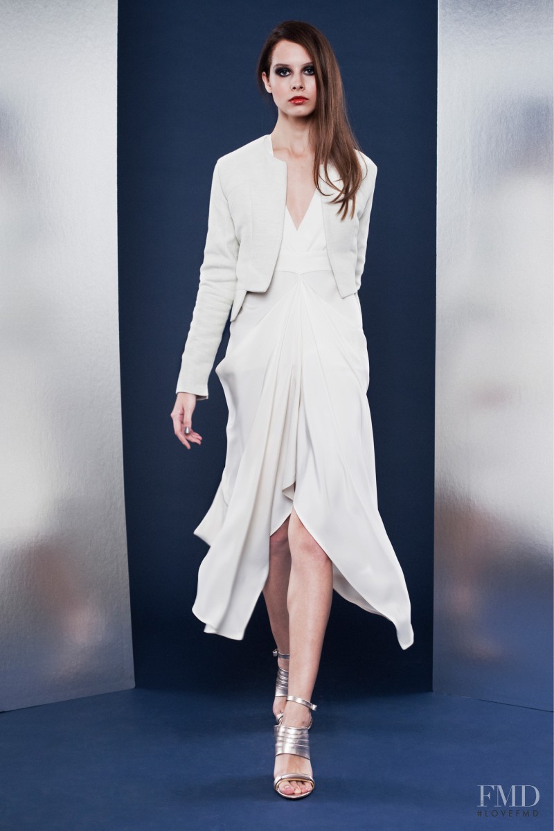 Ulla Reiss featured in  the Zero + Maria Cornejo fashion show for Pre-Fall 2013