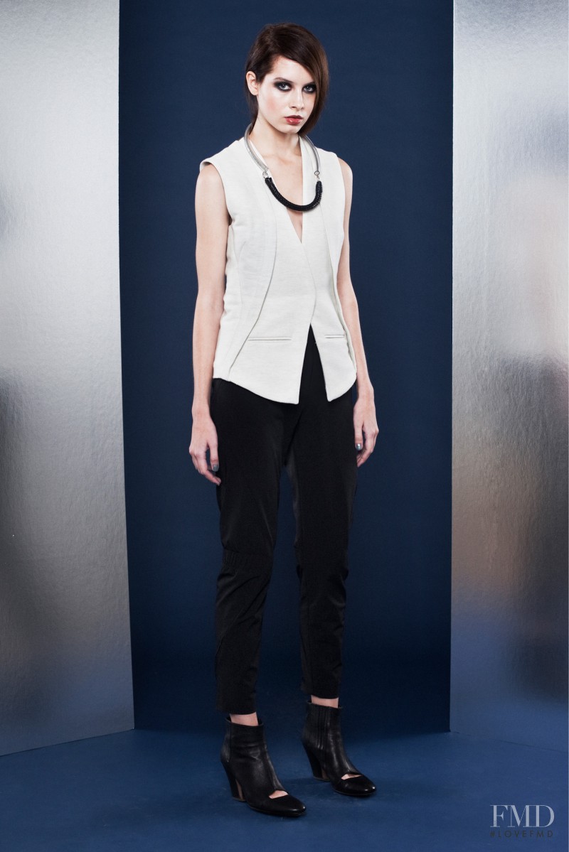 Ulla Reiss featured in  the Zero + Maria Cornejo fashion show for Pre-Fall 2013