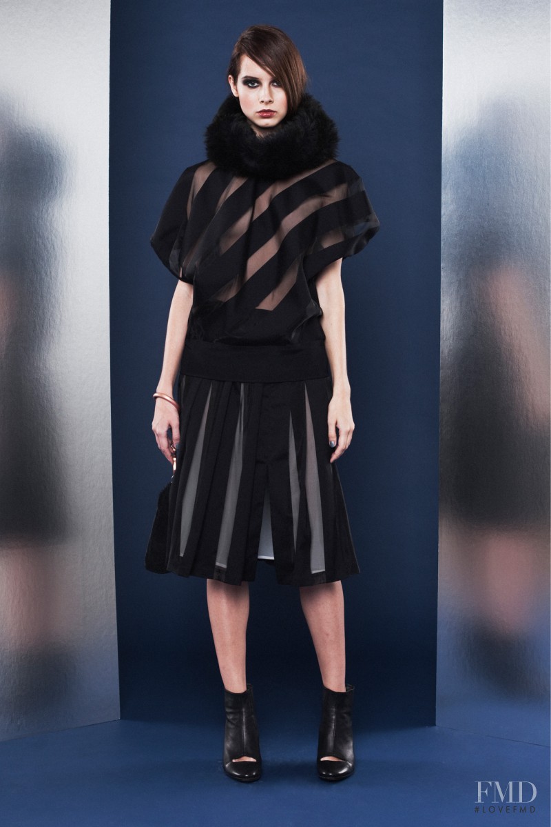 Ulla Reiss featured in  the Zero + Maria Cornejo fashion show for Pre-Fall 2013