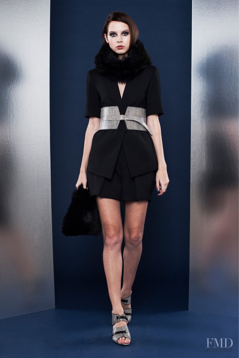 Ulla Reiss featured in  the Zero + Maria Cornejo fashion show for Pre-Fall 2013