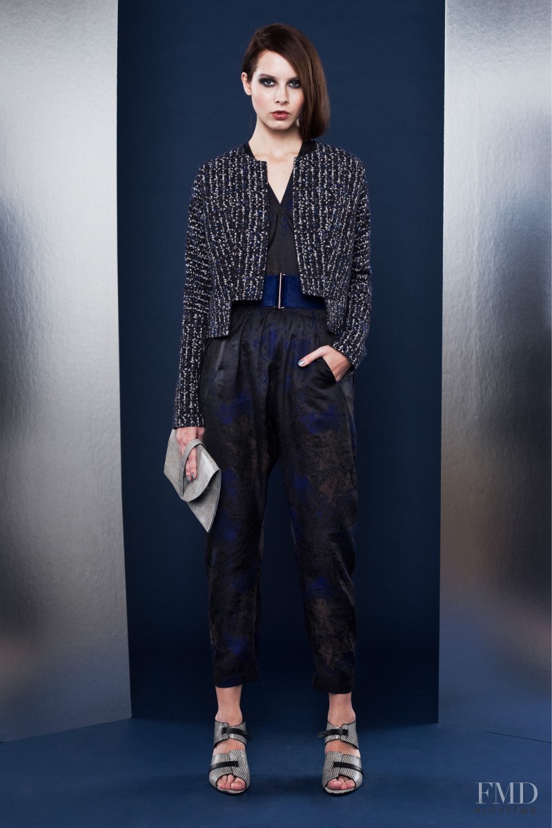 Ulla Reiss featured in  the Zero + Maria Cornejo fashion show for Pre-Fall 2013