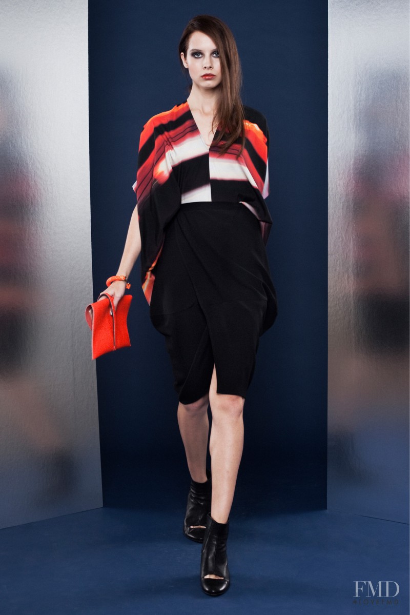 Ulla Reiss featured in  the Zero + Maria Cornejo fashion show for Pre-Fall 2013