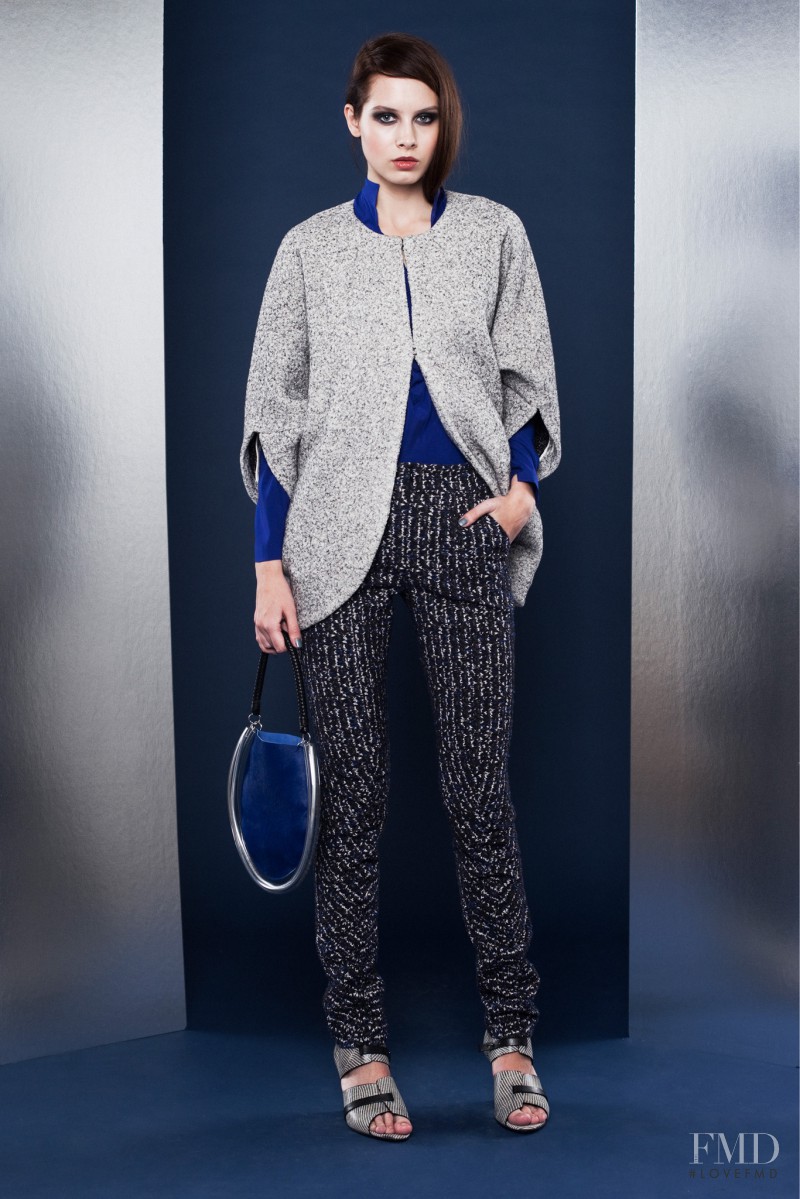 Ulla Reiss featured in  the Zero + Maria Cornejo fashion show for Pre-Fall 2013