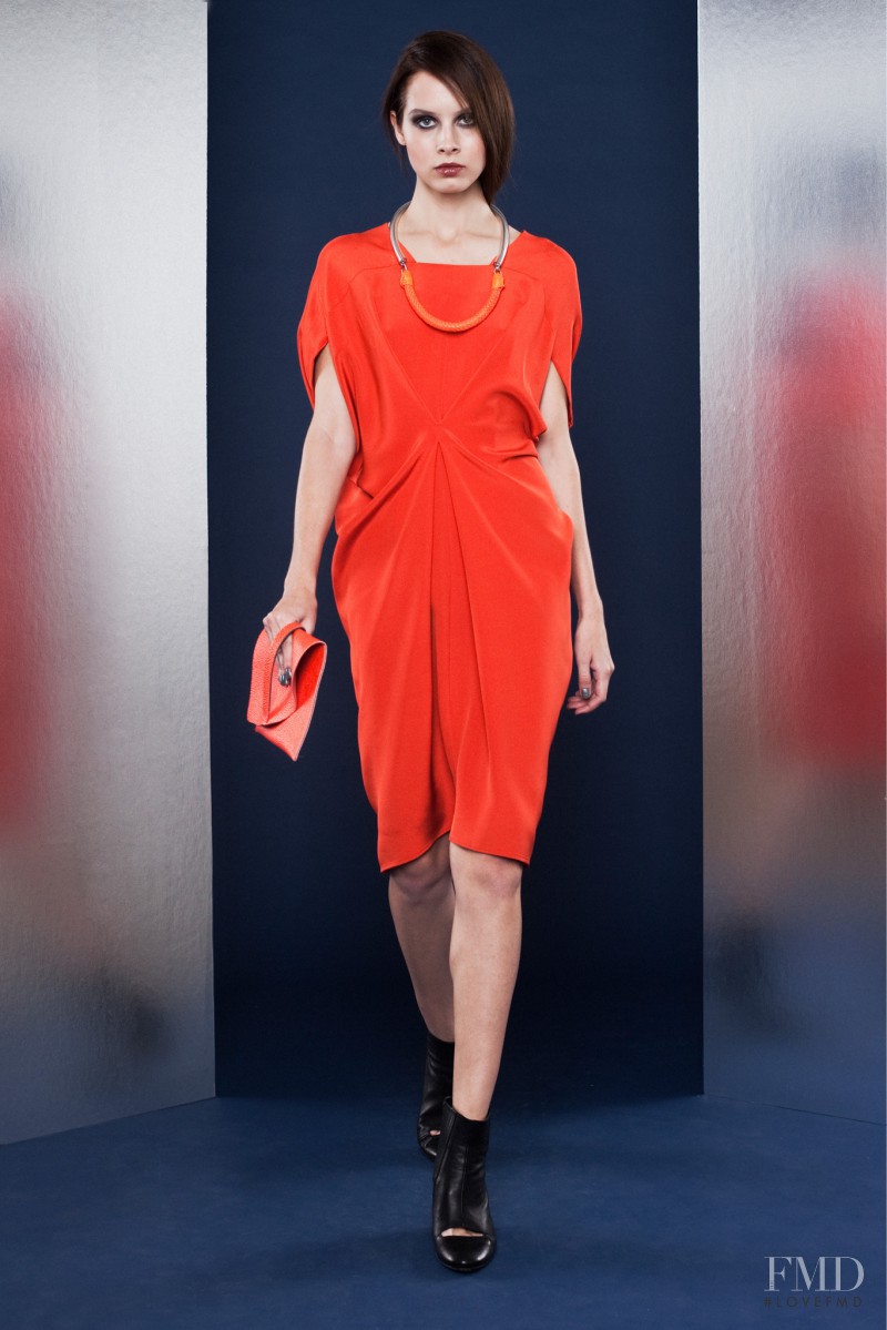 Ulla Reiss featured in  the Zero + Maria Cornejo fashion show for Pre-Fall 2013