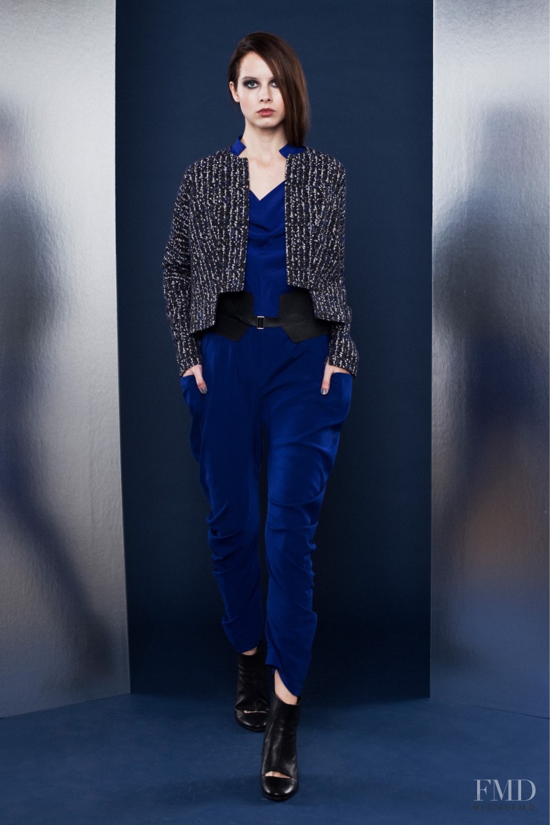 Ulla Reiss featured in  the Zero + Maria Cornejo fashion show for Pre-Fall 2013