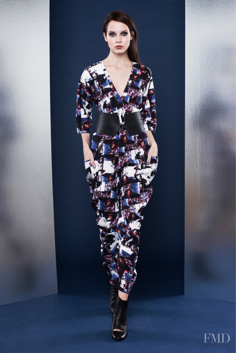 Ulla Reiss featured in  the Zero + Maria Cornejo fashion show for Pre-Fall 2013