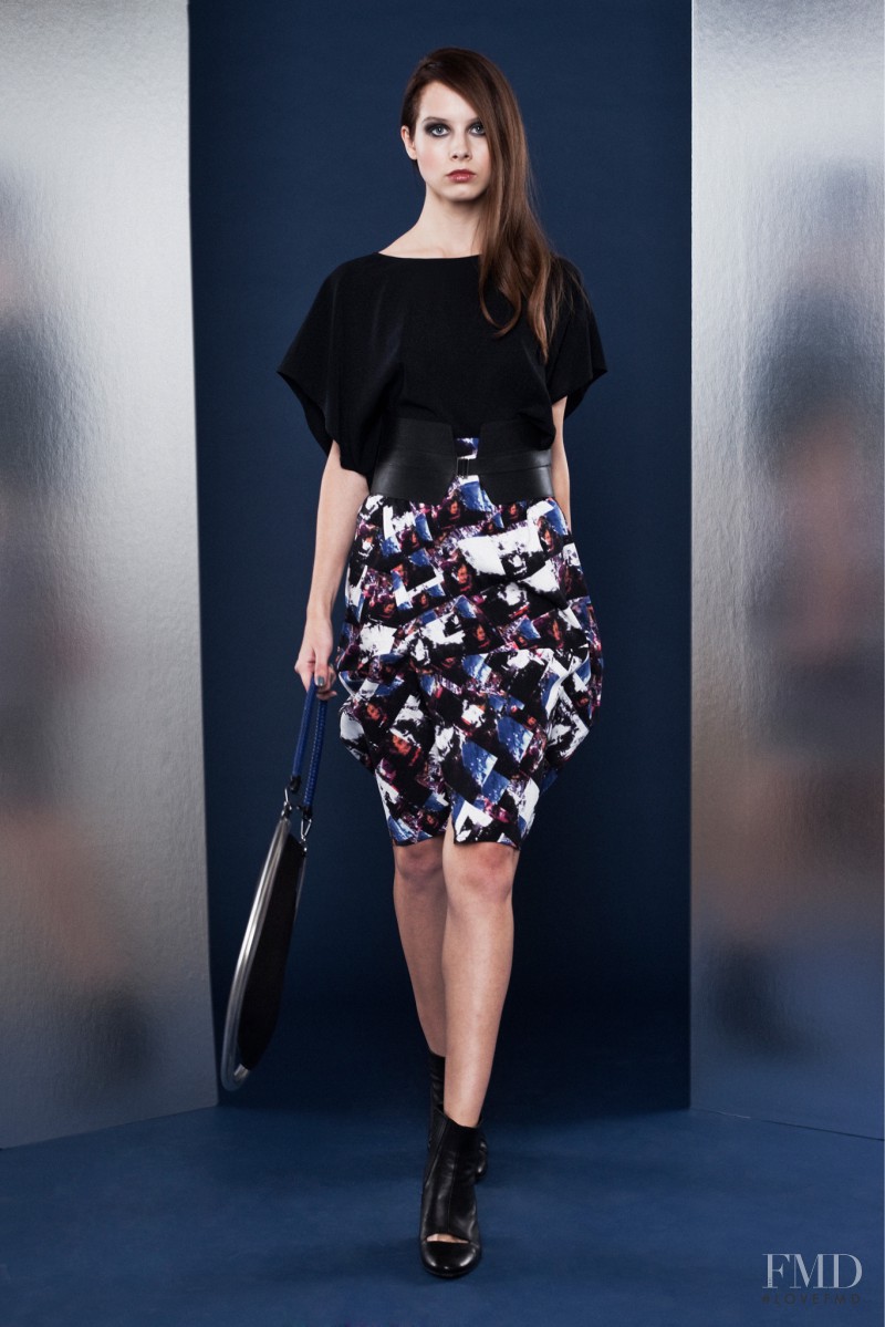 Ulla Reiss featured in  the Zero + Maria Cornejo fashion show for Pre-Fall 2013