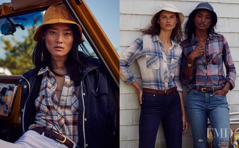 Melodie Monrose featured in  the Abercrombie & Fitch advertisement for Spring 2016