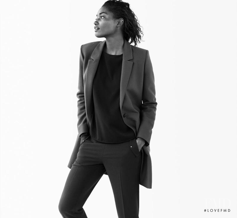 Melodie Monrose featured in  the Esprit advertisement for Autumn/Winter 2017