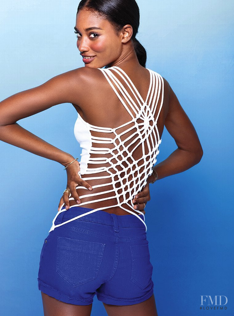 Melodie Monrose featured in  the Victoria\'s Secret catalogue for Spring/Summer 2012