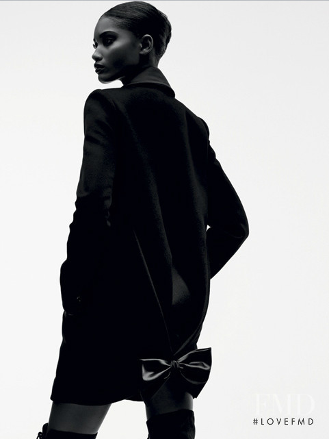 Melodie Monrose featured in  the Azzaro advertisement for Autumn/Winter 2012