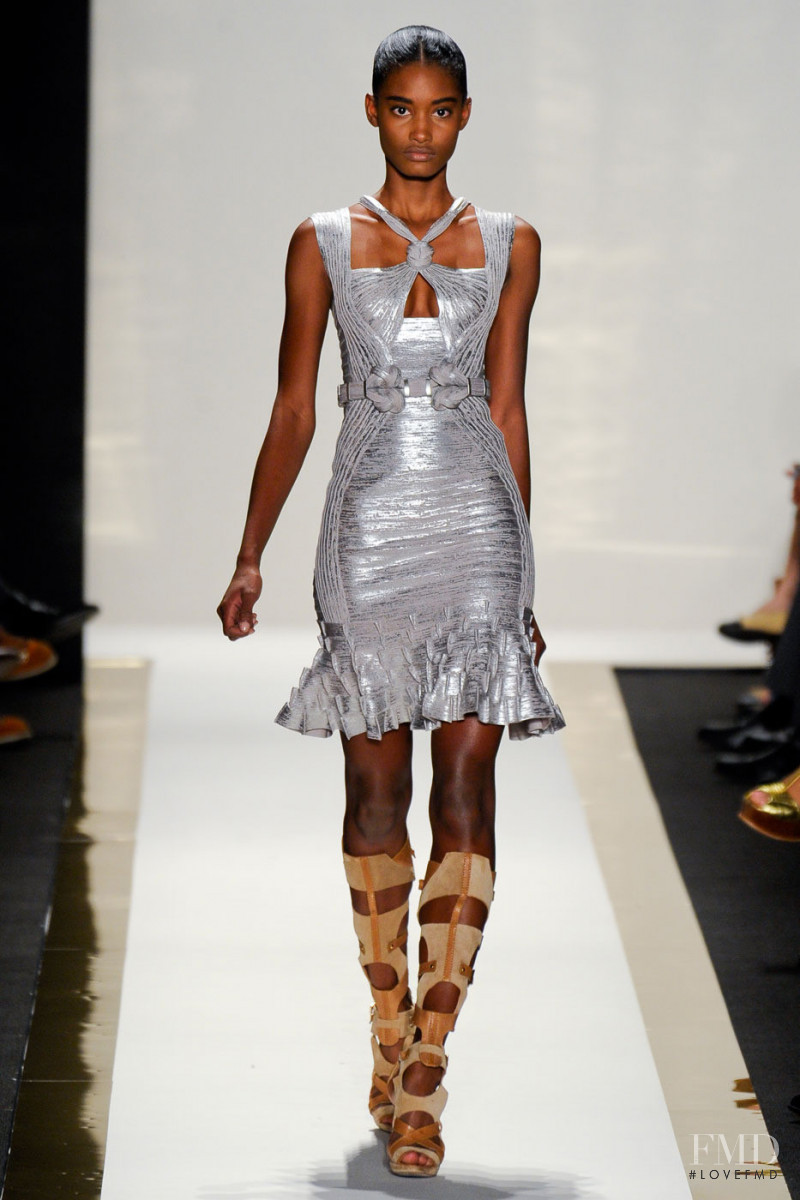Melodie Monrose featured in  the Herve Leger fashion show for Spring/Summer 2012