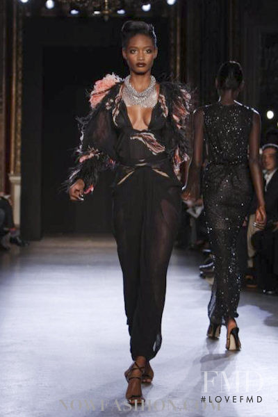 Melodie Monrose featured in  the Zac Posen fashion show for Spring/Summer 2011