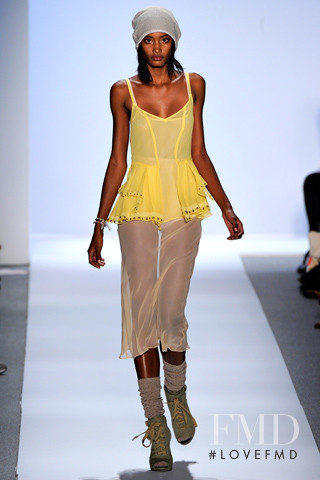 Melodie Monrose featured in  the Charlotte Ronson fashion show for Spring/Summer 2011