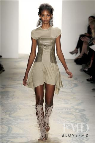 Melodie Monrose featured in  the Jen Kao fashion show for Spring/Summer 2011