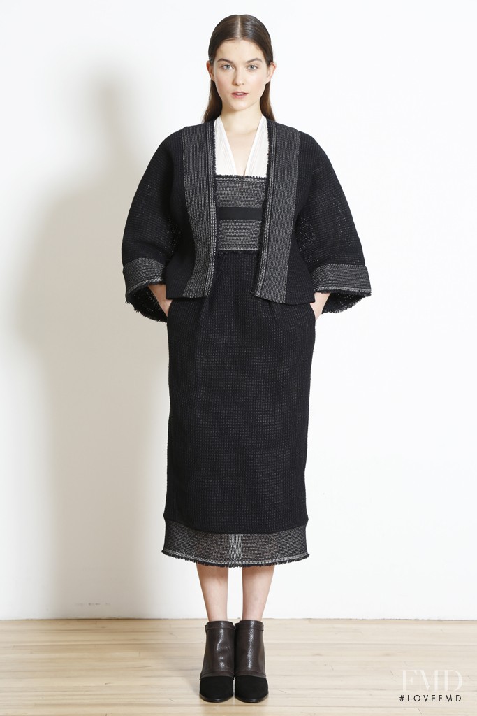 Ulla Reiss featured in  the Zero + Maria Cornejo fashion show for Pre-Fall 2013