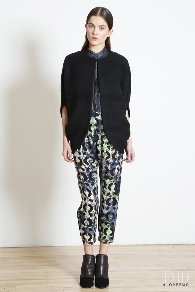 Ulla Reiss featured in  the Zero + Maria Cornejo fashion show for Pre-Fall 2013