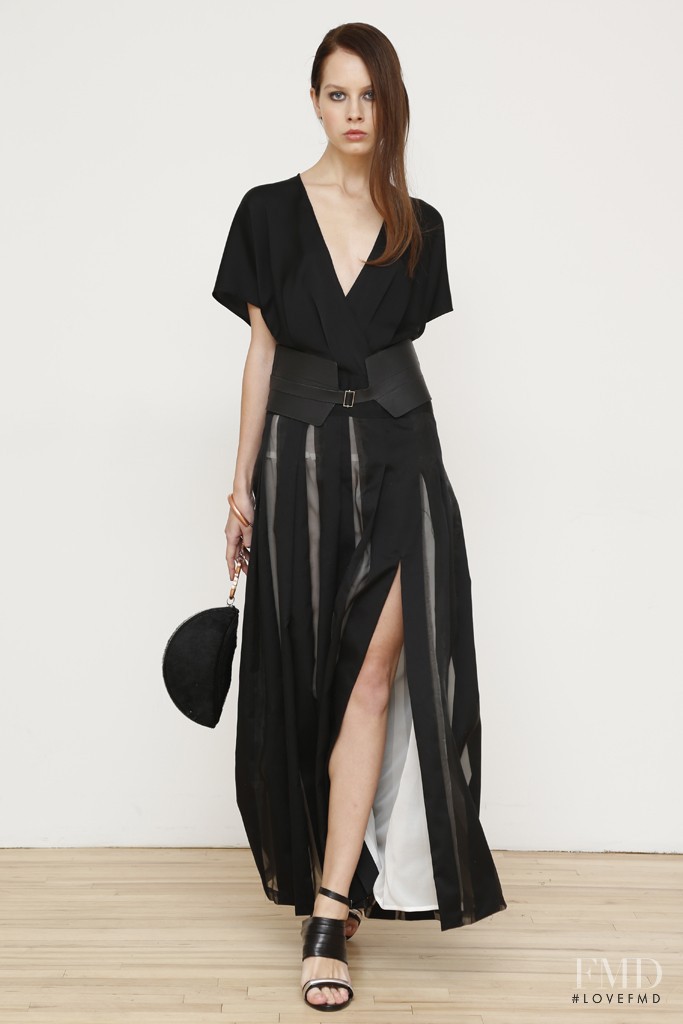 Ulla Reiss featured in  the Zero + Maria Cornejo fashion show for Pre-Fall 2013