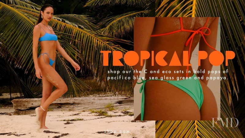 Candice Swanepoel featured in  the Tropic of C lookbook for Spring/Summer 2021