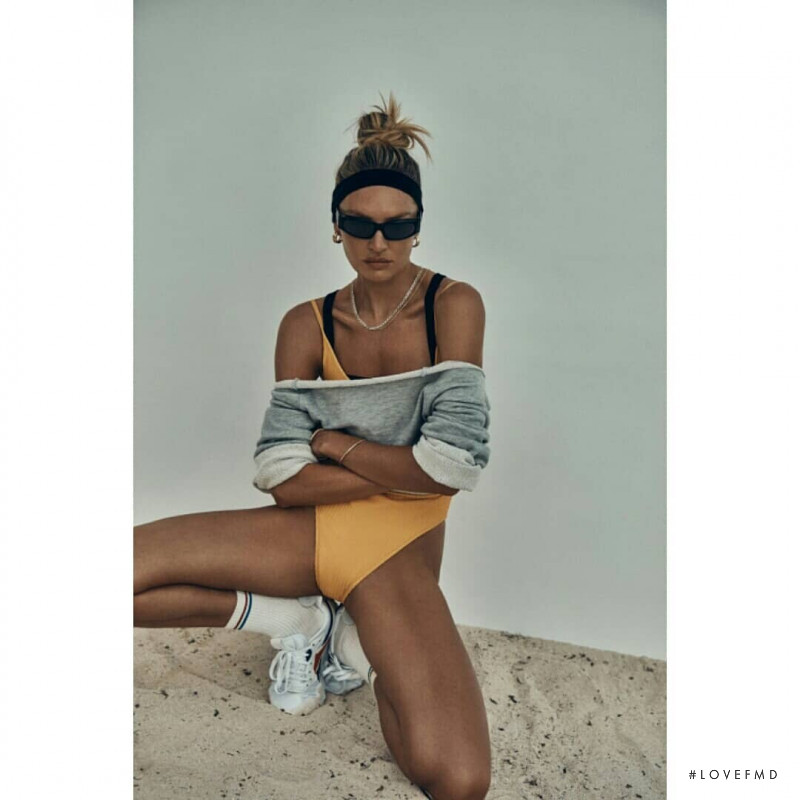 Candice Swanepoel featured in  the Tropic of C Sports lookbook for Spring/Summer 2021