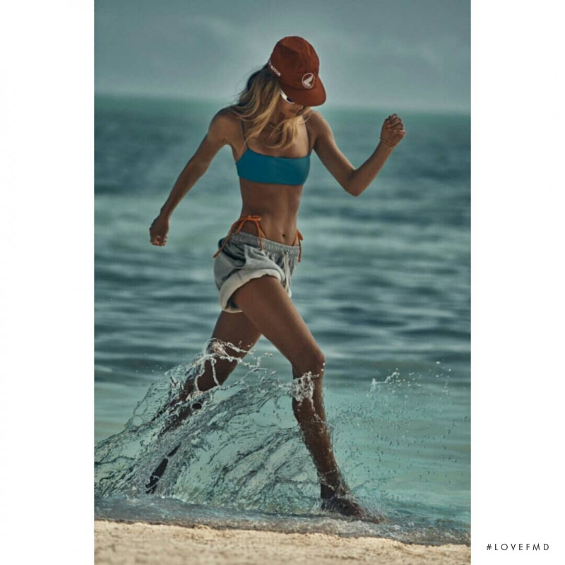 Candice Swanepoel featured in  the Tropic of C Sports lookbook for Spring/Summer 2021