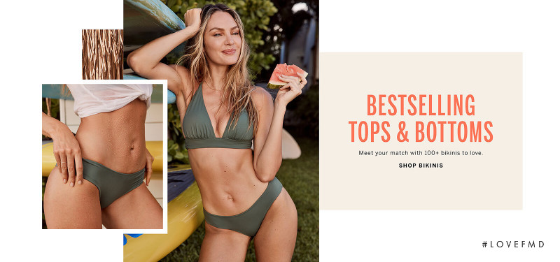 Candice Swanepoel featured in  the Victoria\'s Secret Swim catalogue for Spring/Summer 2021