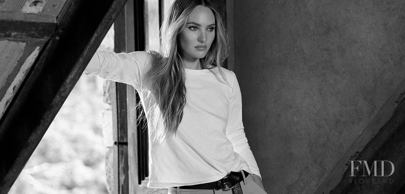 Candice Swanepoel featured in  the Naked Cashmere advertisement for Autumn/Winter 2020