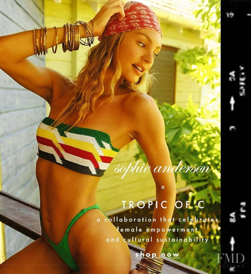 Candice Swanepoel featured in  the Tropic of C lookbook for Spring/Summer 2020