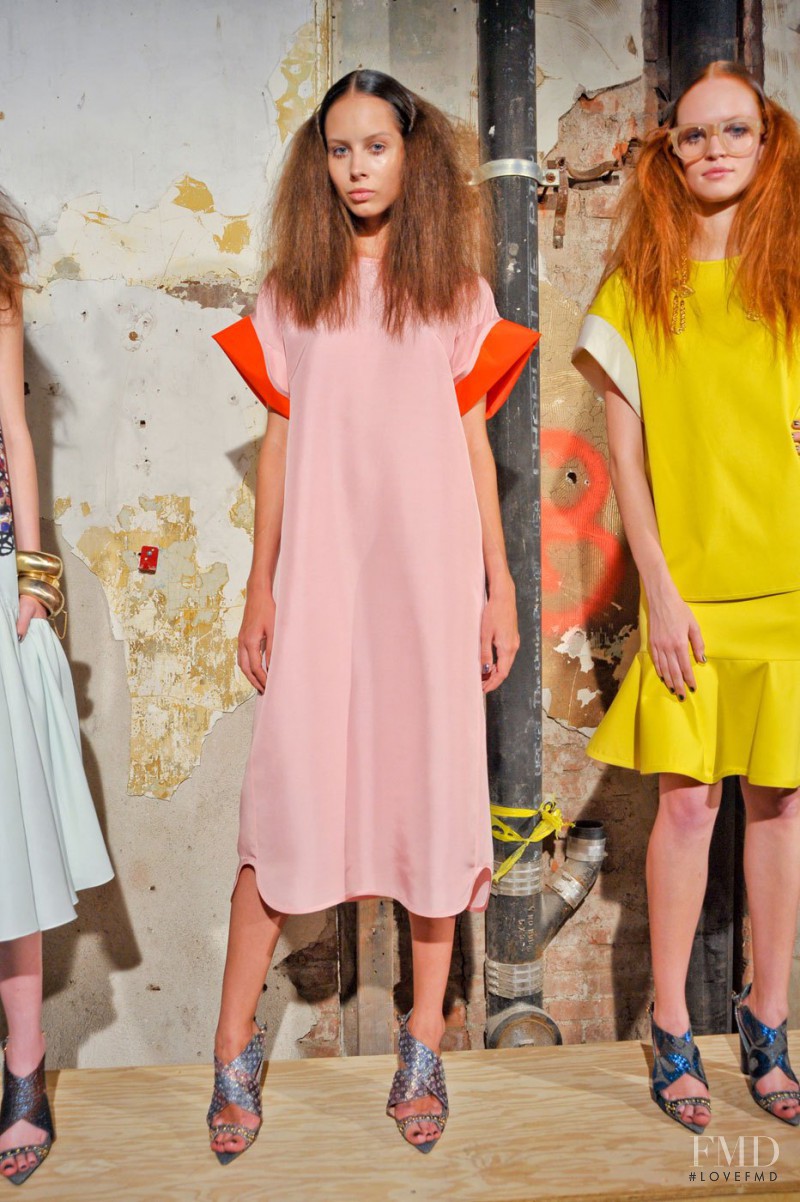Ulla Reiss featured in  the Cynthia Rowley fashion show for Spring/Summer 2013