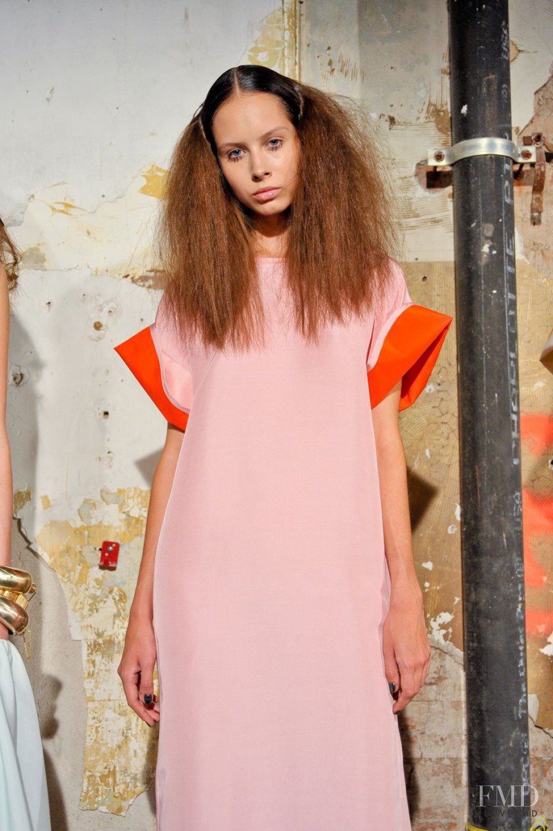 Ulla Reiss featured in  the Cynthia Rowley fashion show for Spring/Summer 2013