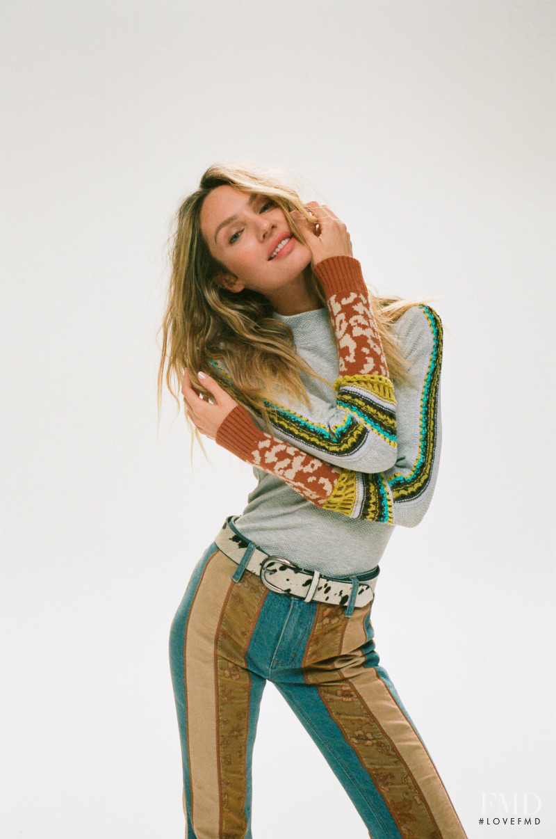 Candice Swanepoel featured in  the Free People advertisement for Autumn/Winter 2019