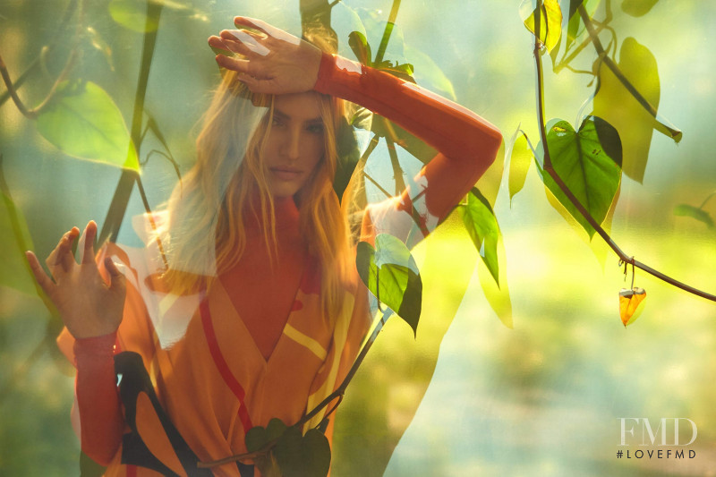 Candice Swanepoel featured in  the Animale advertisement for Autumn/Winter 2019