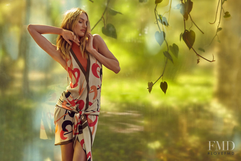 Candice Swanepoel featured in  the Animale advertisement for Autumn/Winter 2019