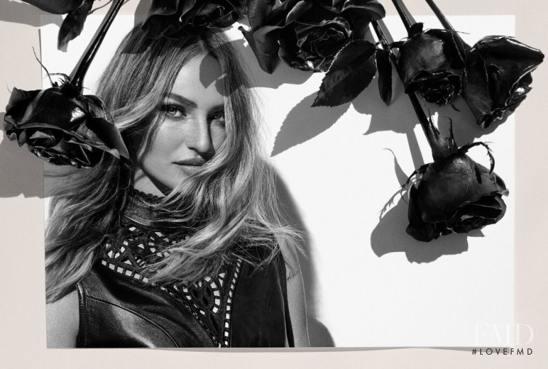 Candice Swanepoel featured in  the Animale advertisement for Fall 2019