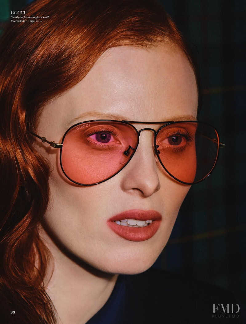 Karen Elson featured in  the Holt Renfrew catalogue for Autumn/Winter 2019