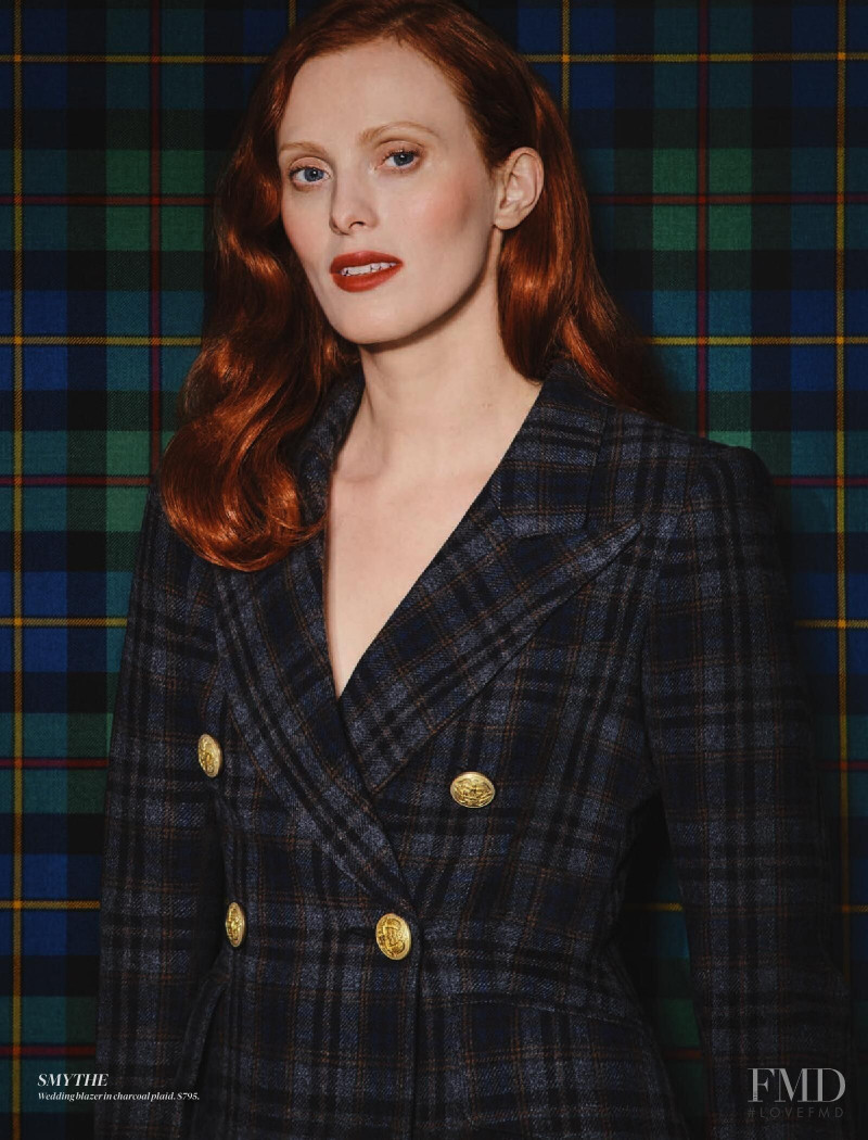 Karen Elson featured in  the Holt Renfrew catalogue for Autumn/Winter 2019