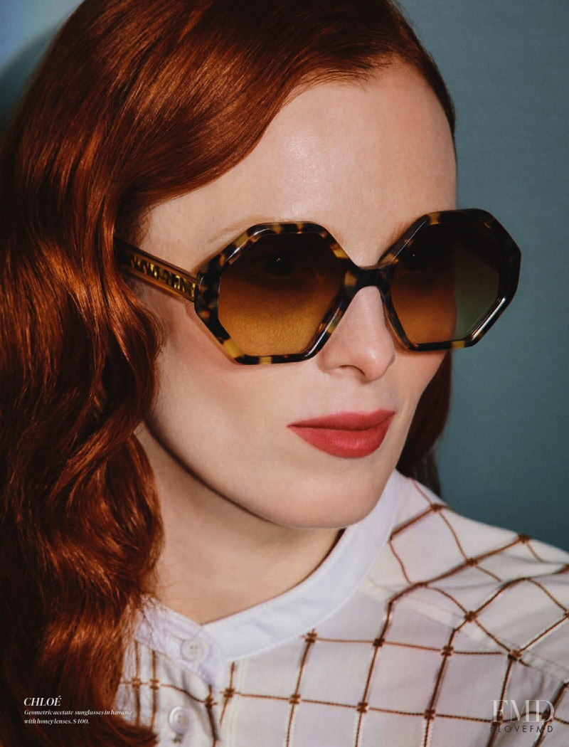 Karen Elson featured in  the Holt Renfrew catalogue for Autumn/Winter 2019