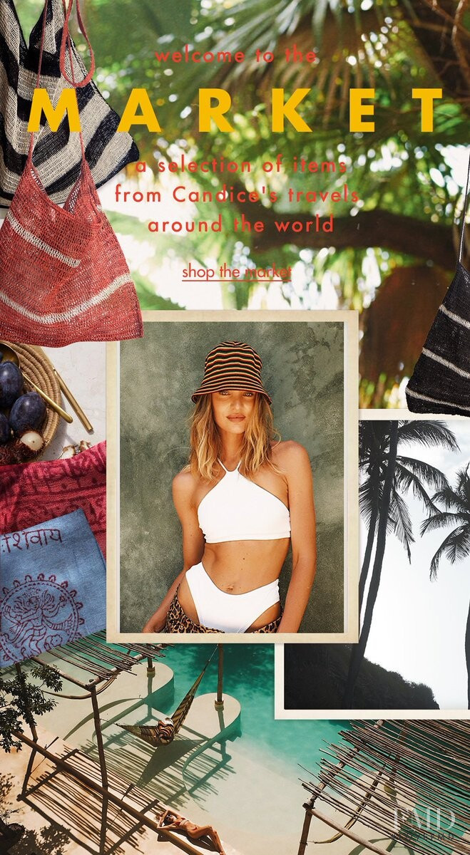 Candice Swanepoel featured in  the Tropic of C lookbook for Summer 2019