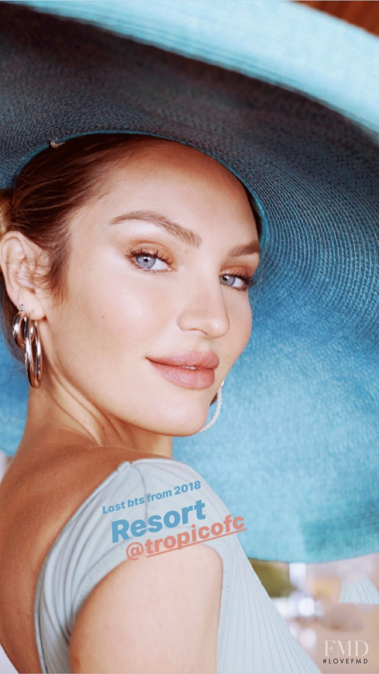 Candice Swanepoel featured in  the Tropic of C lookbook for Winter 2018