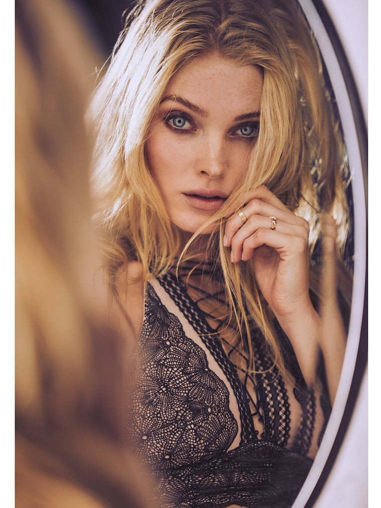 Elsa Hosk featured in  the Victoria\'s Secret Love advertisement for Autumn/Winter 2017