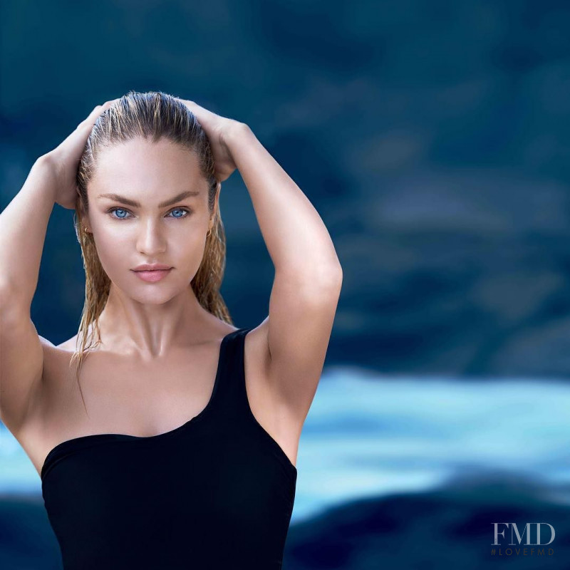 Candice Swanepoel featured in  the Biotherm advertisement for Spring/Summer 2017