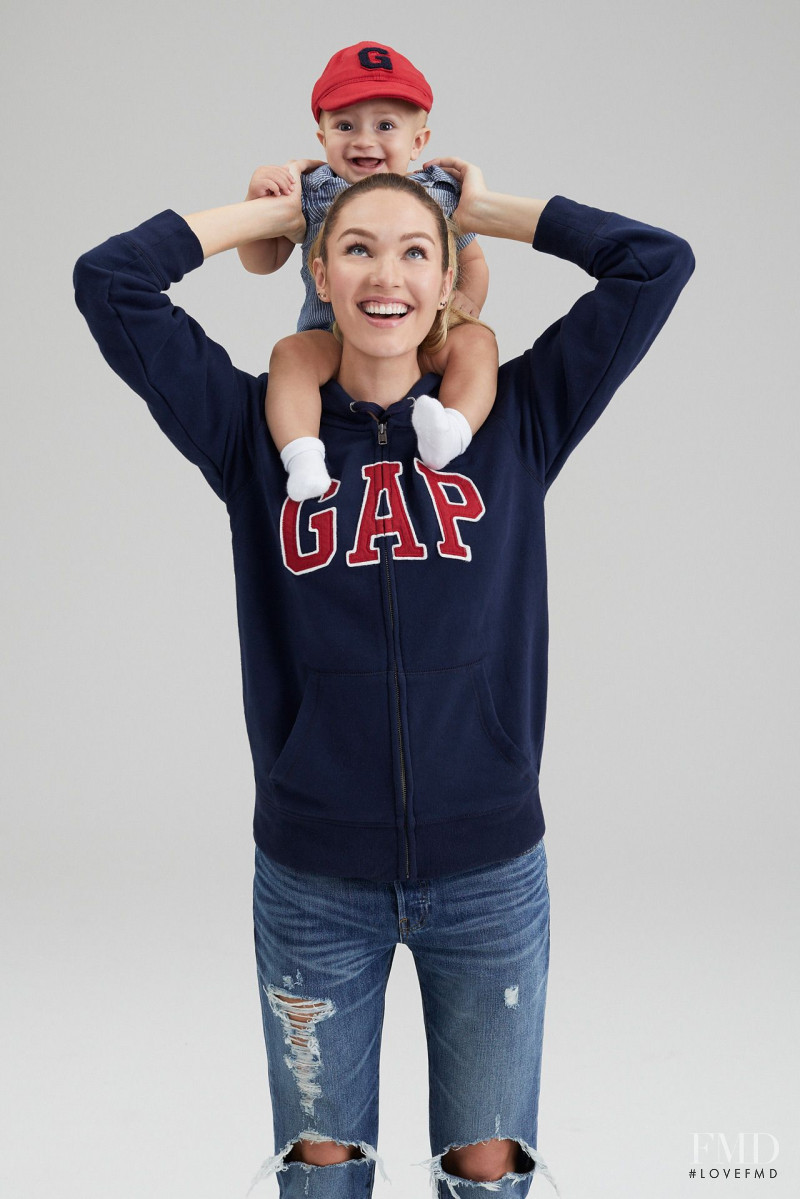 Candice Swanepoel featured in  the Gap advertisement for Summer 2017